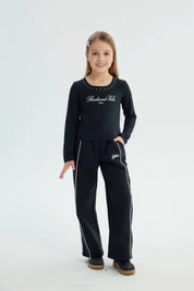 Polera Niña Slim Negro
