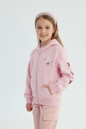 Polerón Niña Regular Rosado