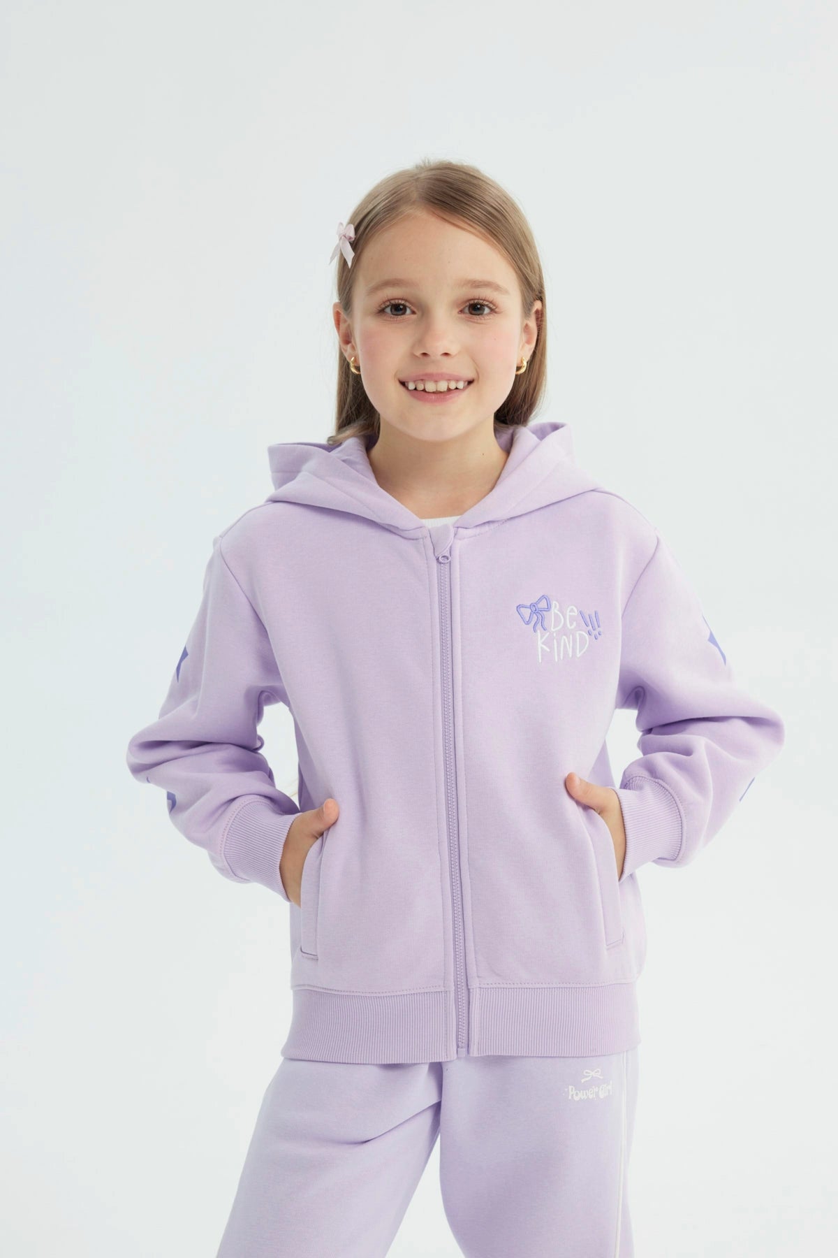 Polerón Niña Regular Lila
