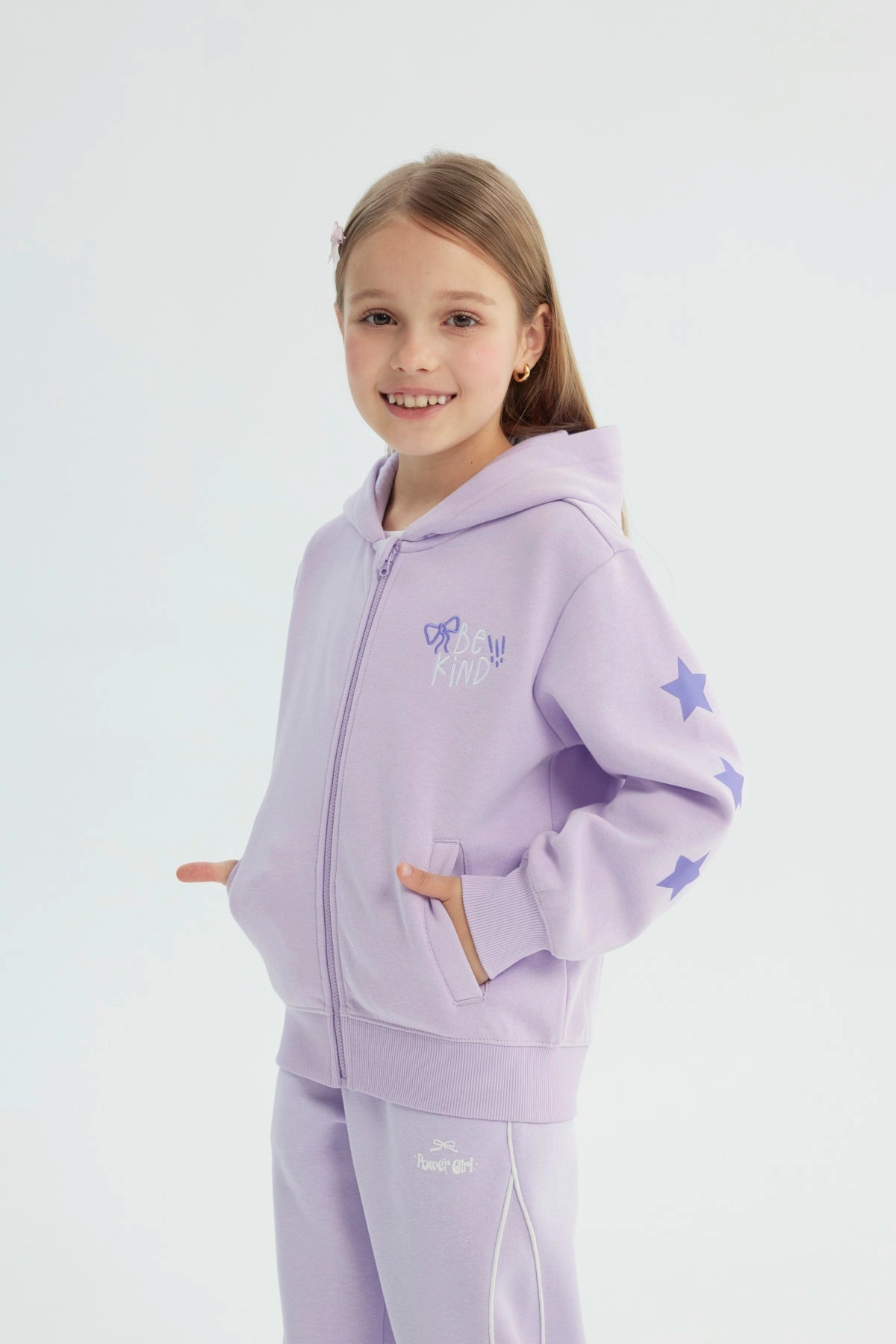 Polerón Niña Regular Lila