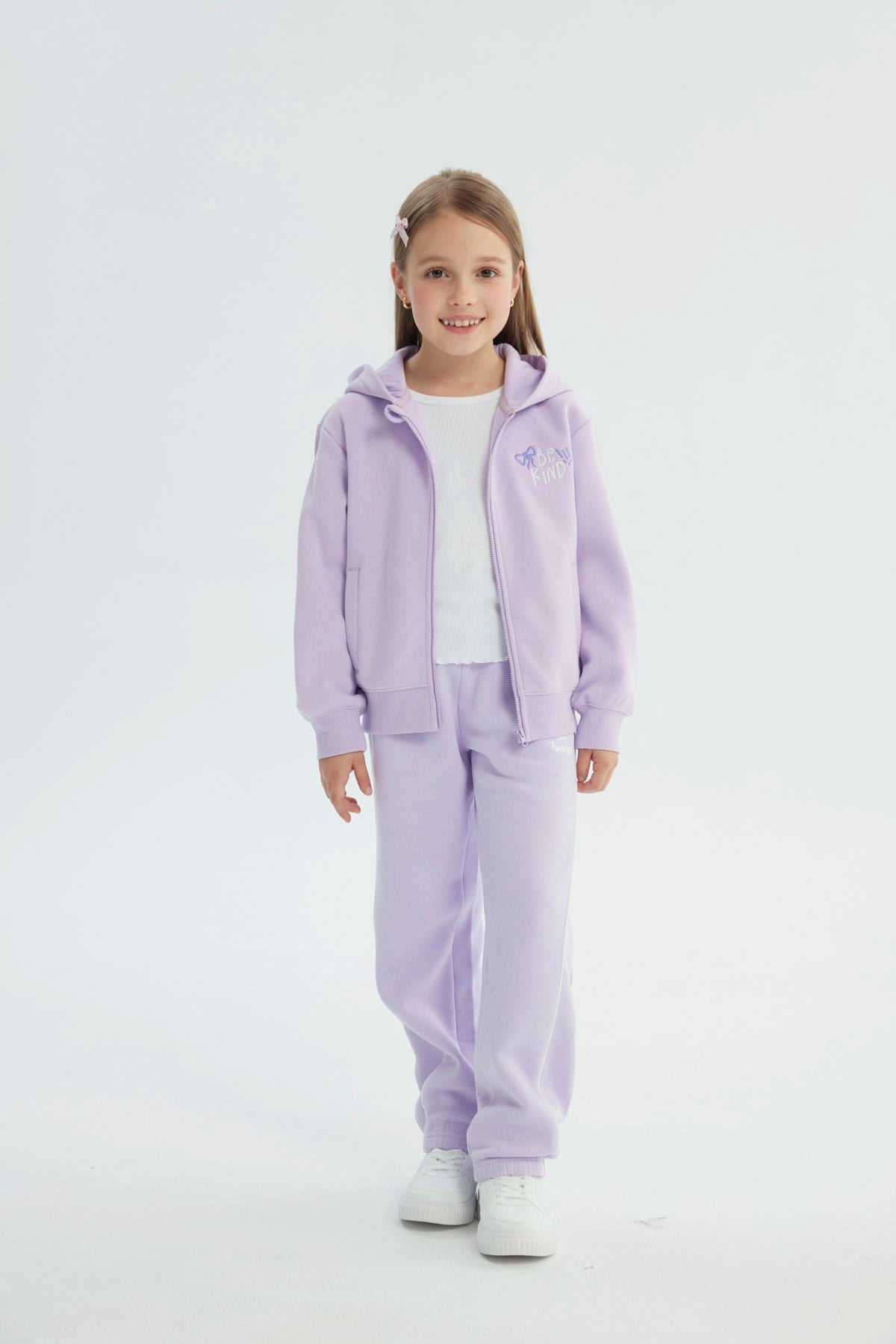 Polerón Niña Regular Lila