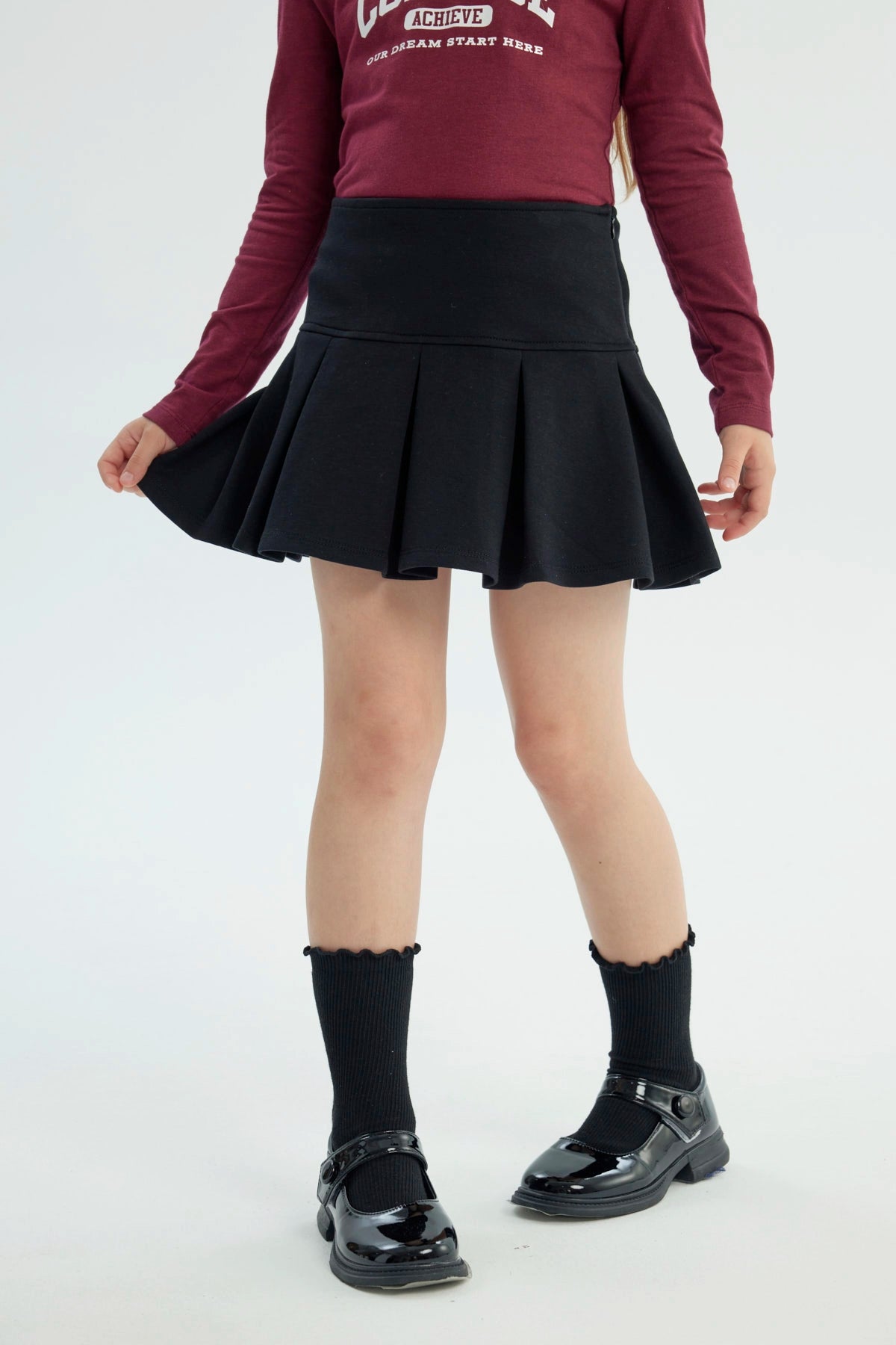 Falda Niña Falda Negro