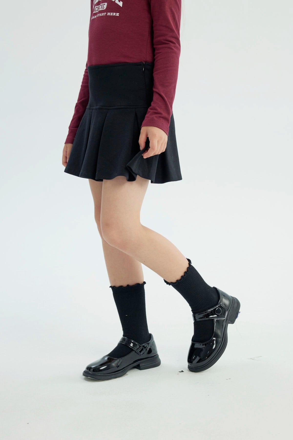 Falda Niña Falda Negro