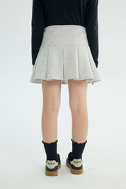 Falda Niña Falda Gris Melange