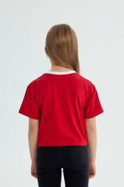 Polera Niña Regular Rojo
