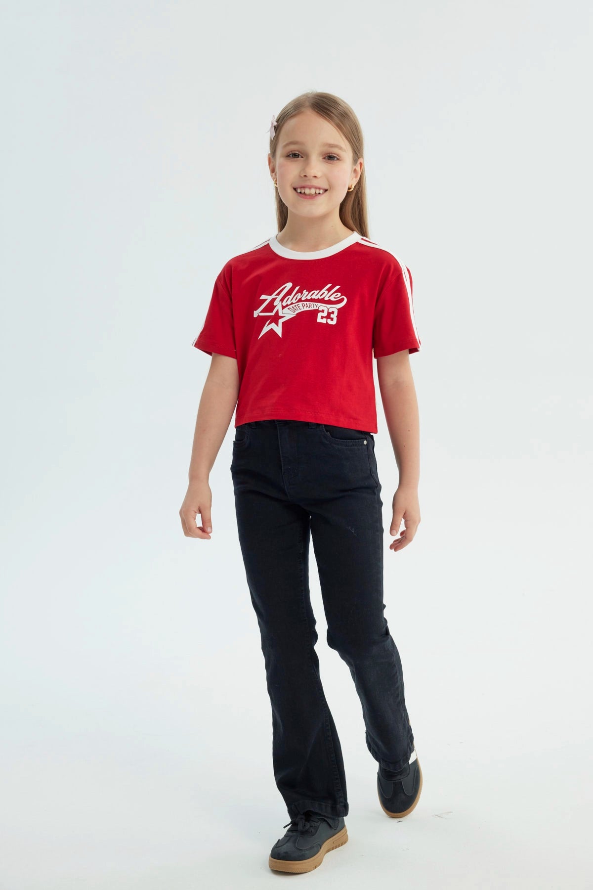 Polera Niña Regular Rojo