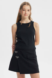 Polera Slim Niña Negro