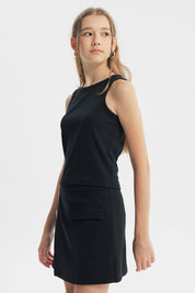 Polera Slim Niña Negro