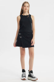 Polera Slim Niña Negro
