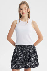 Polera Slim Niña Blanco