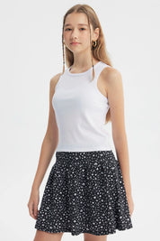 Polera Slim Niña Blanco