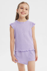 Polera Slim Niña Lila