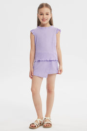 Polera Slim Niña Lila