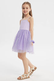 Vestido Falda Niña Lila