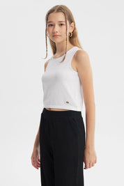 Polera Slim Niña Blanco