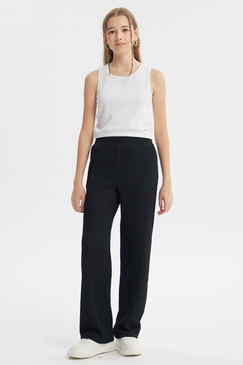 Polera Slim Niña Blanco