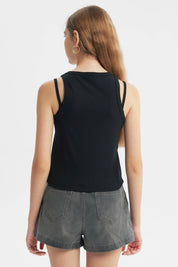 Peto Tight Niña Negro
