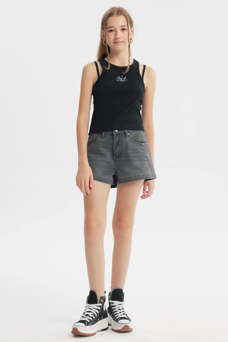 Peto Tight Niña Negro