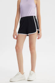 Short Amplio Niña Negro