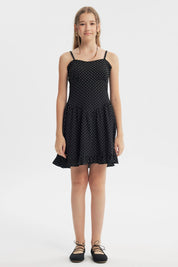 Vestido Falda Niña Negro