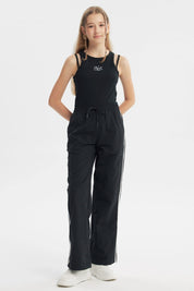 Pantalón Wide Leg Niña Negro