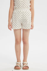 Short Amplio Niña Crudo