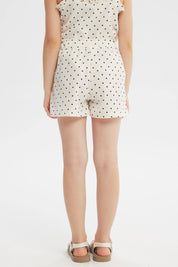 Short Amplio Niña Crudo