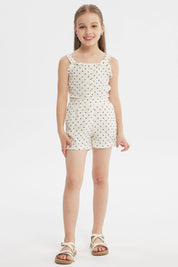 Short Amplio Niña Crudo