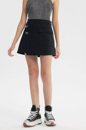 Falda Falda Short Niña Negro