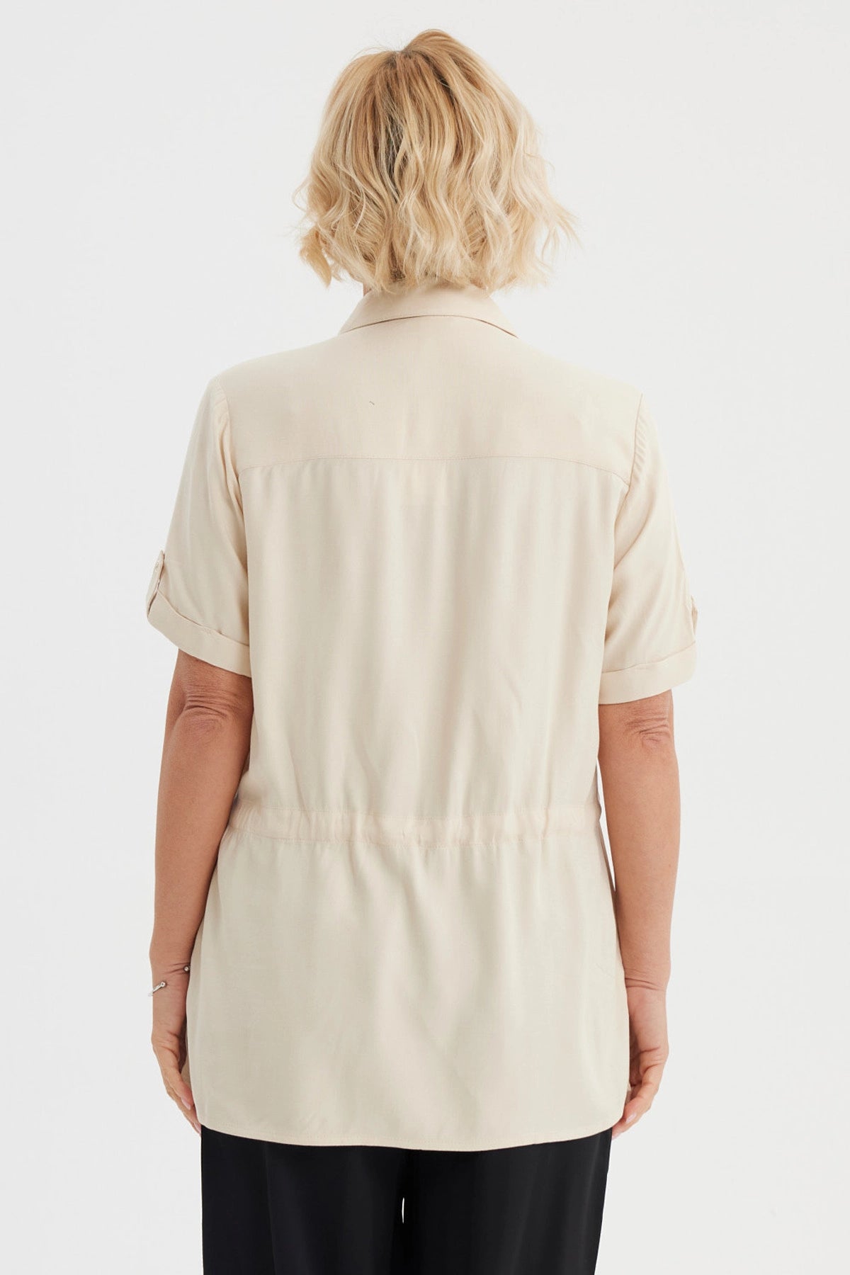 Blusa Mujer Casual Beige Claro