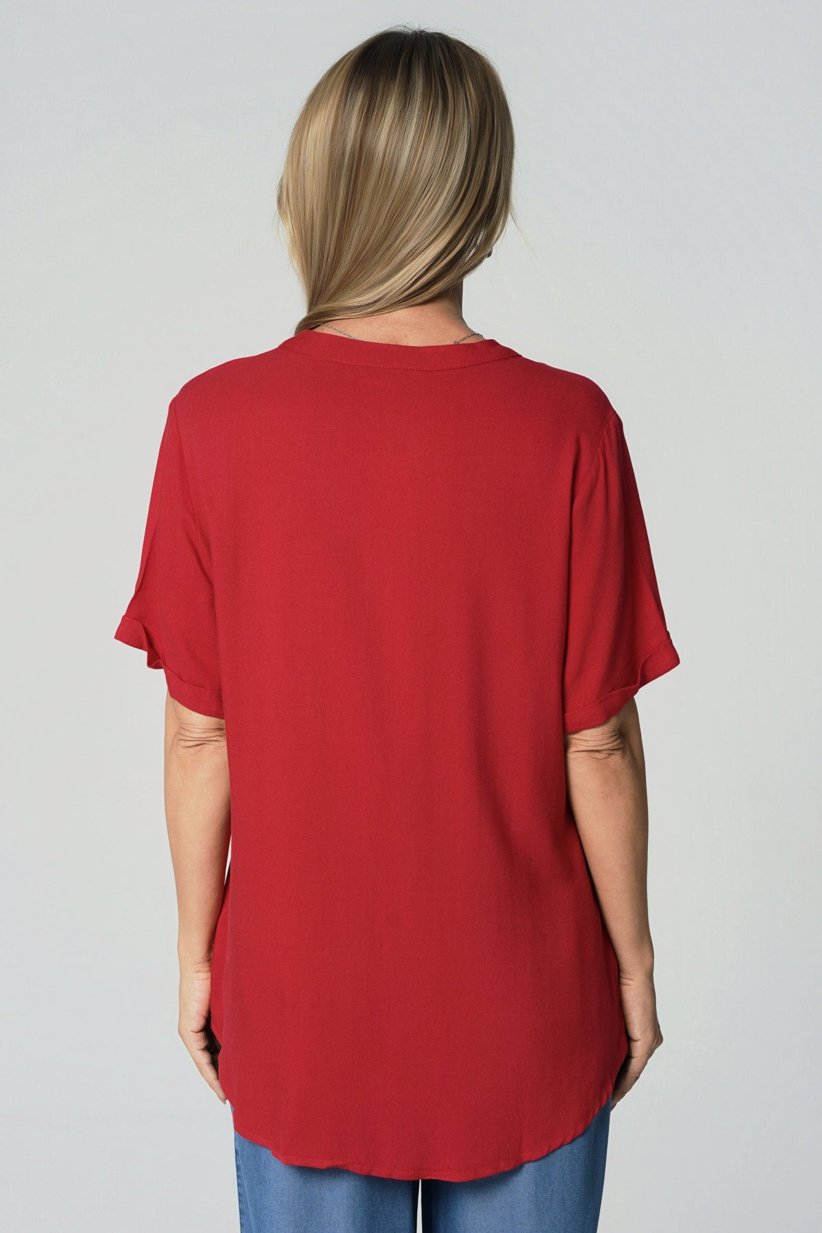 Blusa Slim Mujer Rojo