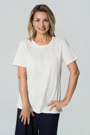 Polera Regular Mujer Crudo