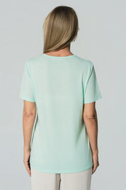 Polera Regular Mujer Verde Claro