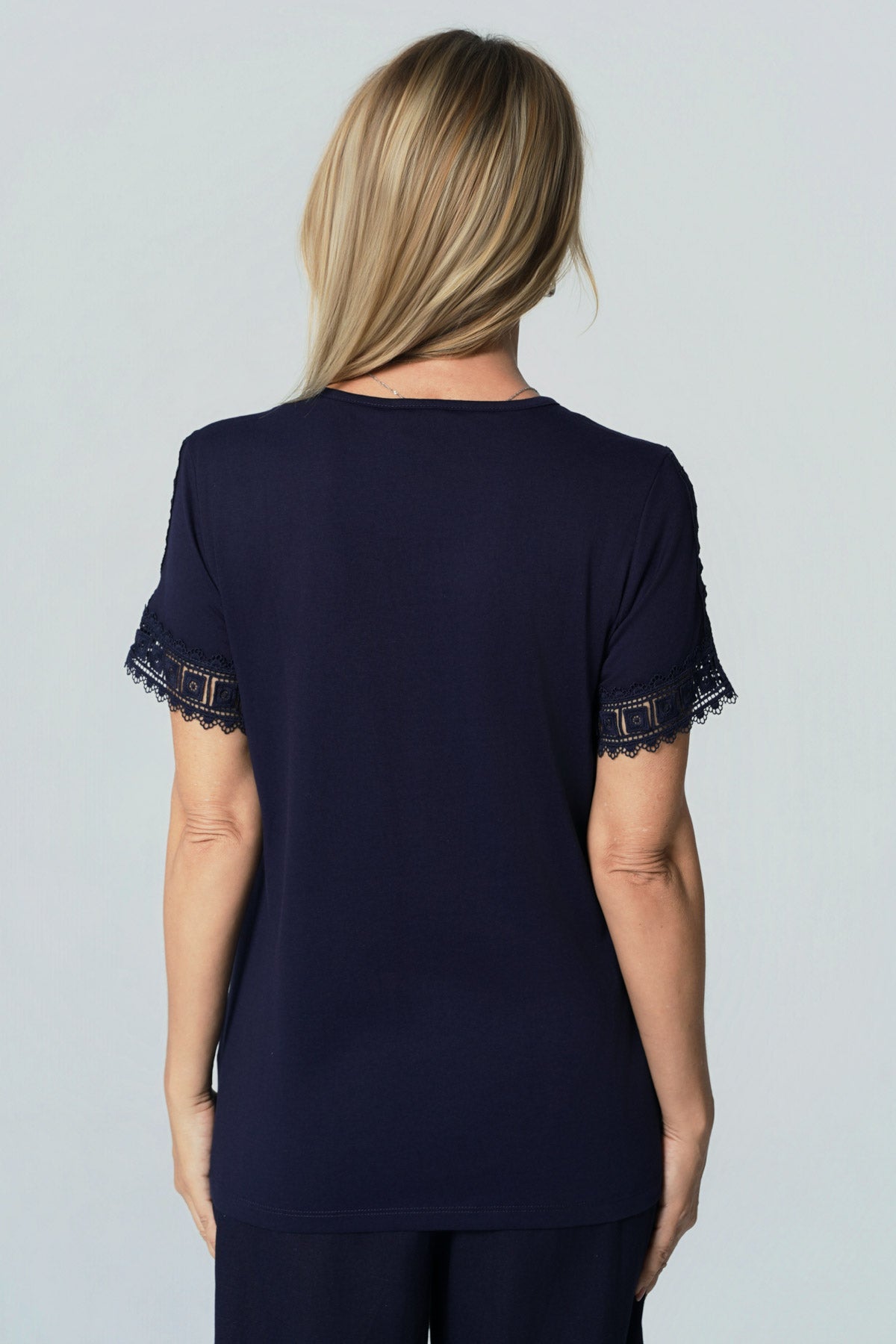Polera Regular Mujer Azul Oscuro