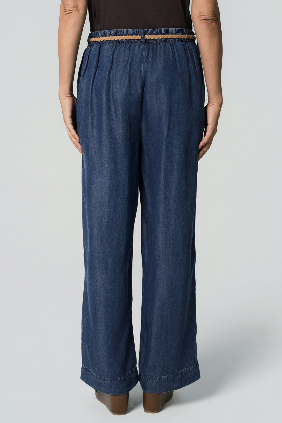 Jeans Straight Mujer Azul