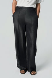 Jeans Wide Leg Mujer Negro