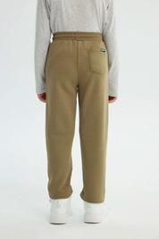 Pantalón Buzo Niño Jogger Verde Militar