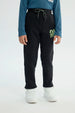 Pantalón Buzo Niño Jogger Negro