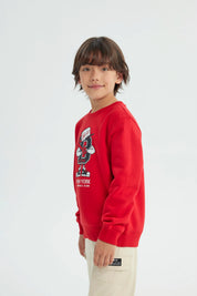 Polerón Niño Slim Rojo