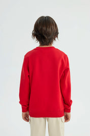 Polerón Niño Slim Rojo