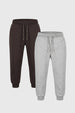 Pantalón Buzo Niño Pitillo Café