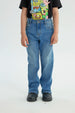 Jeans Niño Calce Recto Azul