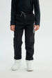 Pantalón Buzo Niño Pitillo Negro