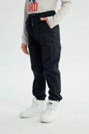 Pantalón Niño Pitillo Negro