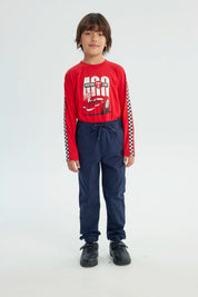 Pantalón Niño Pitillo Azul Marino