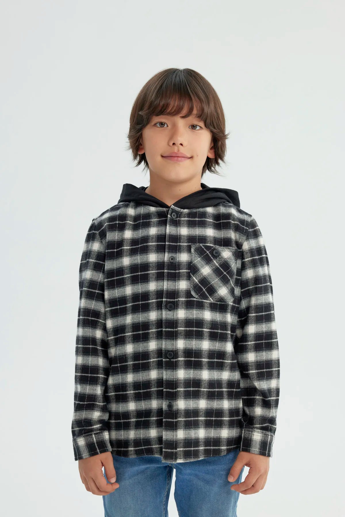 Camisa Niño Regular Negro