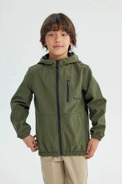 Chaqueta Niño Regular Verde Militar
