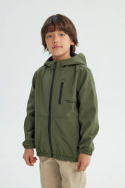 Chaqueta Niño Regular Verde Militar