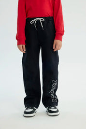 Jeans Niño Calce Recto Negro