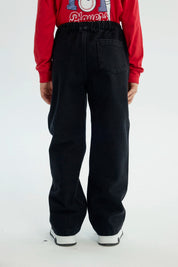 Jeans Niño Calce Recto Negro